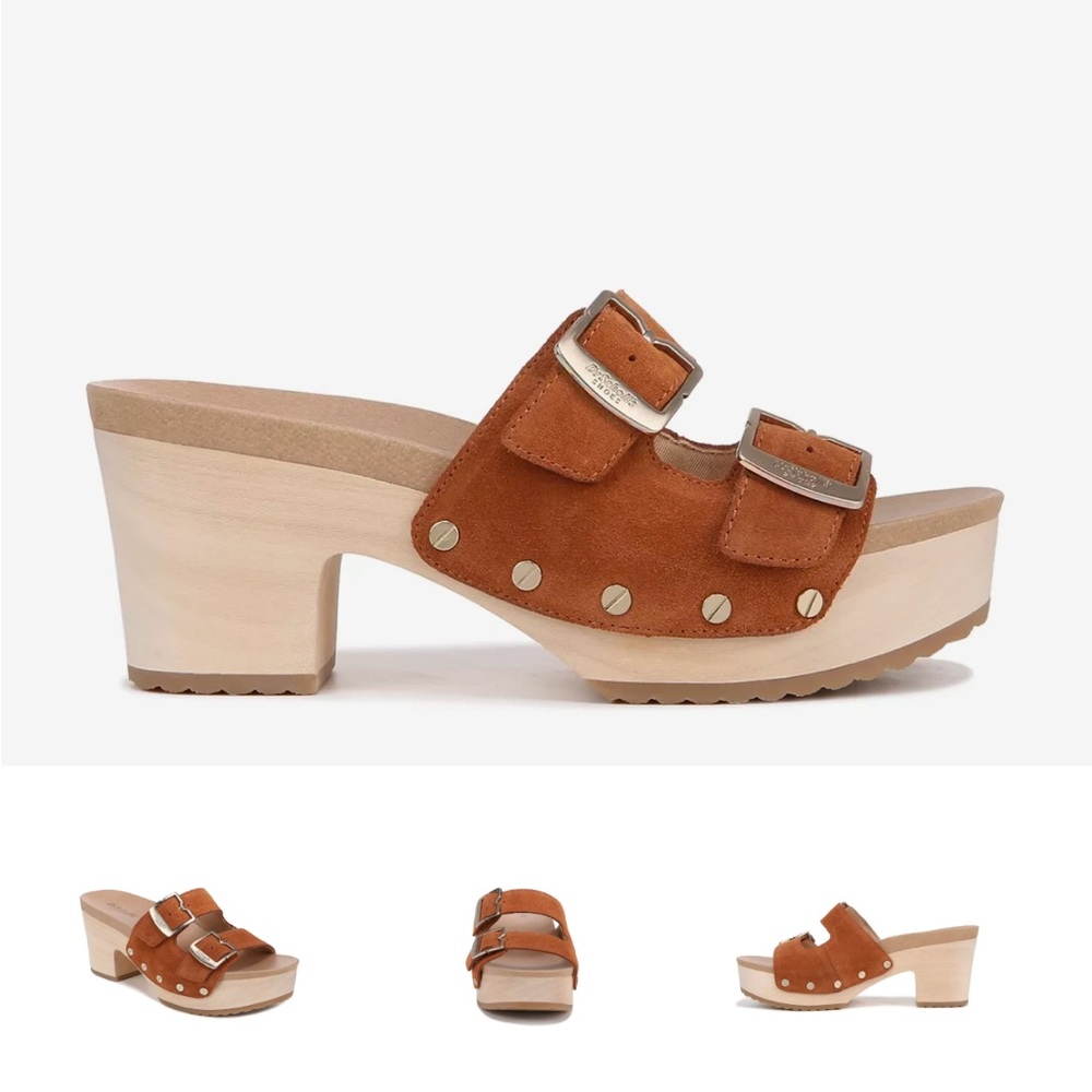 Dr. Schools Open Toe Clog Size 7 - image 1